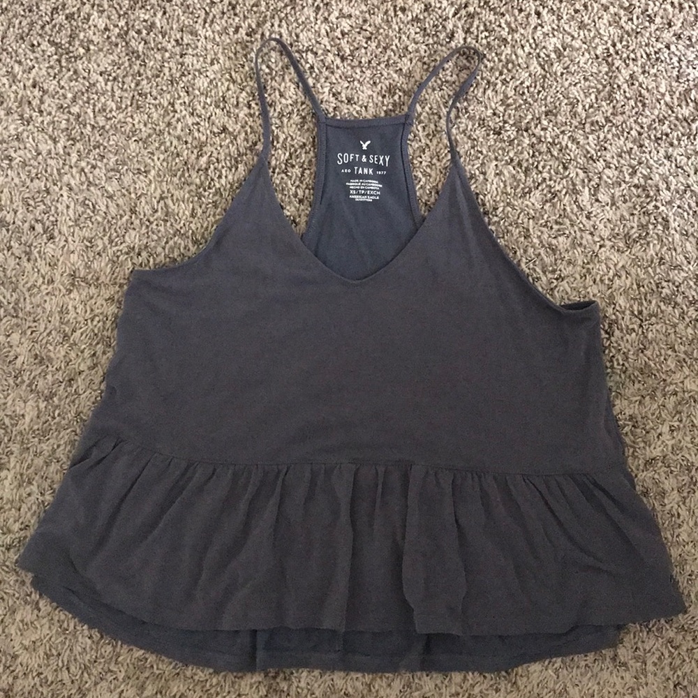 American Eagle Peplum Tank